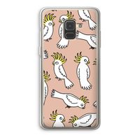 Papegaai: Samsung Galaxy A8 (2018) Transparant Hoesje