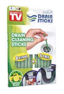 Starlyf Drain sticks 12 Pack - Afvoer - Ontstopper sticks - Gootsteenontstopper Sticks