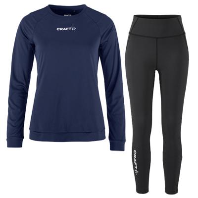 Craft Longsleeve Legging Zip Set Dames