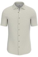 Desoto Slim Fit Jersey shirt wit/groen, Motief - thumbnail