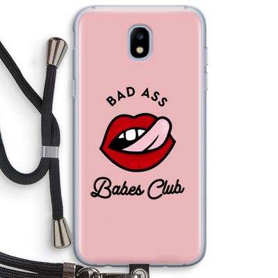 Badass Babes Club: Samsung Galaxy J5 (2017) Transparant Hoesje met koord