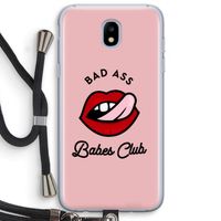 Badass Babes Club: Samsung Galaxy J5 (2017) Transparant Hoesje met koord