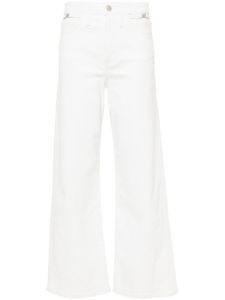 Maje high-rise straight-leg jeans - Blanc