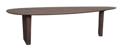 LABEL51 Organische Eettafel 'Wow' Mangohout, 300 x 130cm, kleur Espresso