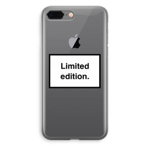 Limited edition: iPhone 8 Plus Transparant Hoesje