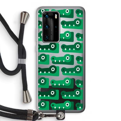 Crocs: Huawei P40 Pro Transparant Hoesje met koord