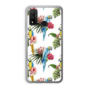 Kleurrijke papegaaien: Huawei P Smart (2020) Transparant Hoesje