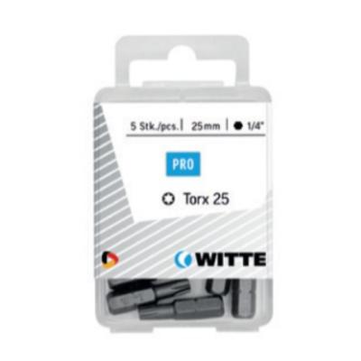 Witte torx bit [5x] - 1/4&apos;&apos; - T 30 - 25 mm
