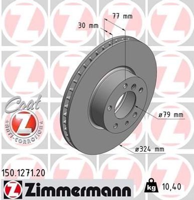 Remschijf Coat Z 150127120