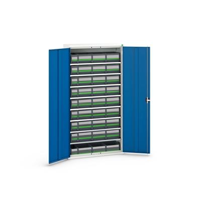 Bott Verso Magazijnkast | 8 Legborden | 36 BottBoxen | RAL 5010 - 16926505.11