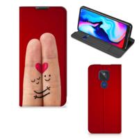 Motorola Moto G9 Play Hippe | Standcase | Liefde - Origineel Romantisch Cadeau