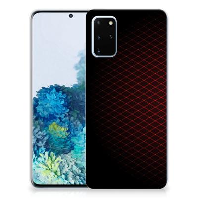 Samsung Galaxy S20 Plus | TPU bumper | Geruit Rood