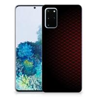 Samsung Galaxy S20 Plus | TPU bumper | Geruit Rood