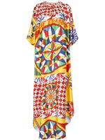 Dolce & Gabbana Jurk met grafische print - Geel - thumbnail