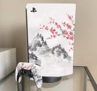 PS5 sticker Japanse stijl landschap