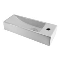 Fontein Wiesbaden Trim Mini 38x14x8 cm Rechts