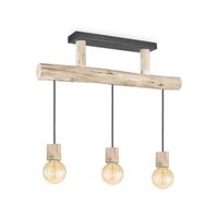 Light depot - hanglamp Billy - 3 lichts - houten tak - Outlet