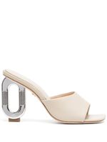 Dee Ocleppo sandales Ibiza 85 mm en cuir - Tons neutres