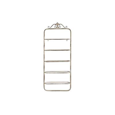 Flessenrek DKD Home Decor Metaal Wit (39 x 9,5 x 102,5 cm)