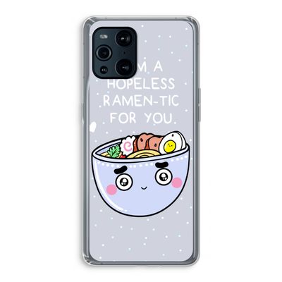 I'm A Hopeless Ramen-Tic For You: Oppo Find X3 Pro Transparant Hoesje