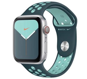 Apple origineel Nike Sport Band Apple Watch 38mm / 40mm / 41mm Midnight Turquoise / Aurora Green - MXQX2ZM/A