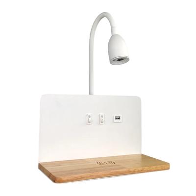 LumiCharge - Stijlvolle Wandlamp met Draadloos Opladen
