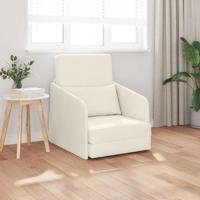 Slaapbank Crème 65 x 80 x 83 cm Fluweel