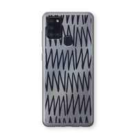 Marrakech Zigzag: Samsung Galaxy A21s Transparant Hoesje