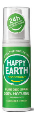 100% Natural Deo Spray Cucumber Matcha