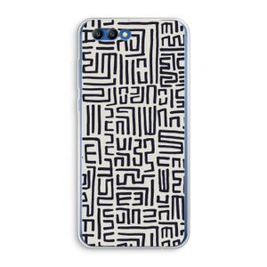 Moroccan Print: Honor 10 Transparant Hoesje