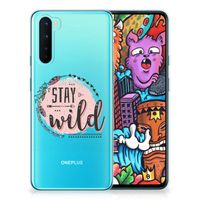 OnePlus Nord Telefoonhoesje met Naam Boho Stay Wild