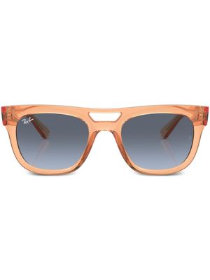 Ray-Ban lunettes de soleil Phil à monture carrée - Orange