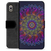 Samsung Galaxy A10 Premium Portemonnee Hoesje - Kleurrijke Mandala