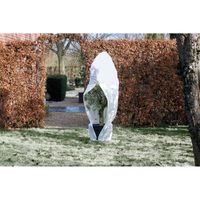 Nature - Winterafdekhoes met rits wit 150 cm x 200 cm - thumbnail