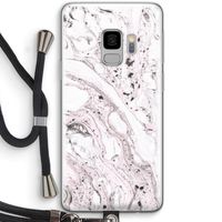 Mengelmoes: Samsung Galaxy S9 Transparant Hoesje met koord
