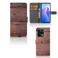 OPPO Reno8 Pro Book Style Case Old Wood