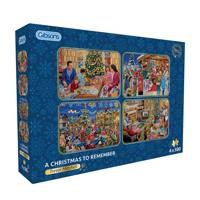 A Christmas to Remember Puzzel 4x 500 Stukjes