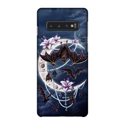 Vleermuizen Maan: Samsung Galaxy S10 4G Volledig Geprint Hoesje