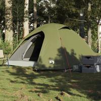 Koepeltent 4-persoons waterdicht olijfgroen