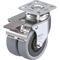 Blickle LDA-VPA 75K-FI Dubbel zwenkwiel Wieldiameter: 75 mm Draagvermogen (max.): 100 kg 1 stuk(s)