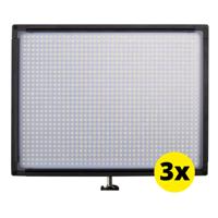 Bresser SH-1200 LED Set 3 Stuks Slimline lampen