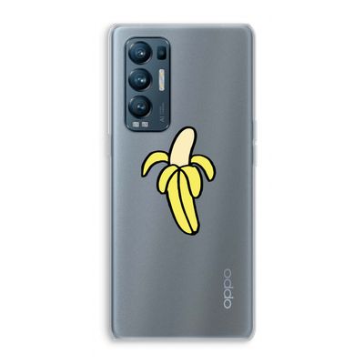 Banana: Oppo Find X3 Neo Transparant Hoesje