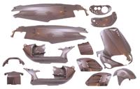 Plaatset 15-delig Edge voor Gilera Runner tot bouwjaar 08-2005 - audi bruin