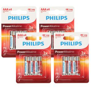 Philips Triple A batterijen - Power Alkaline - AAA - set 16x stuks