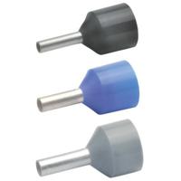 Klauke 43312 Adereindhulzen 2.5 mm² Deels geïsoleerd Blauw 100 stuk(s)