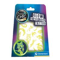 Clementoni Crazy Chic Urban Tattoos Glow in the Dark - thumbnail