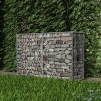 VidaXL Gabion mand 150x50x100 cm gegalvaniseerd staal