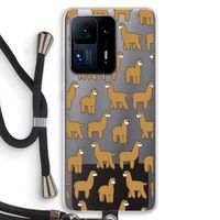 Alpacas: Xiaomi Mi Mix 4 Transparant Hoesje met koord