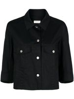 Dries Van Noten Pre-Owned veste en coton à boutonnière (2010) - Noir