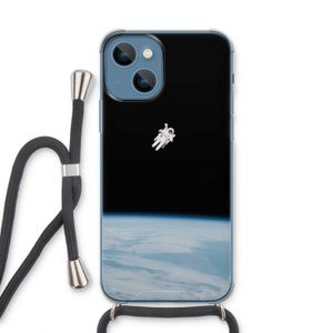 Alone in Space: iPhone 13 Transparant Hoesje met koord